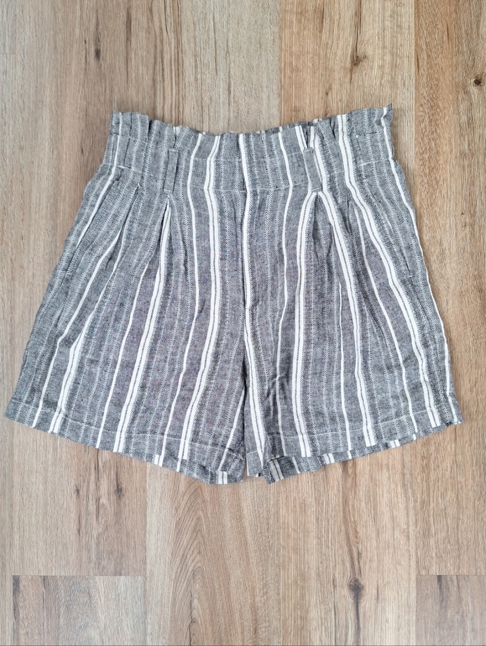 Banana Republic Linen Shorts High Rise Sz 6 Relaxed High Waist Coastal Beach